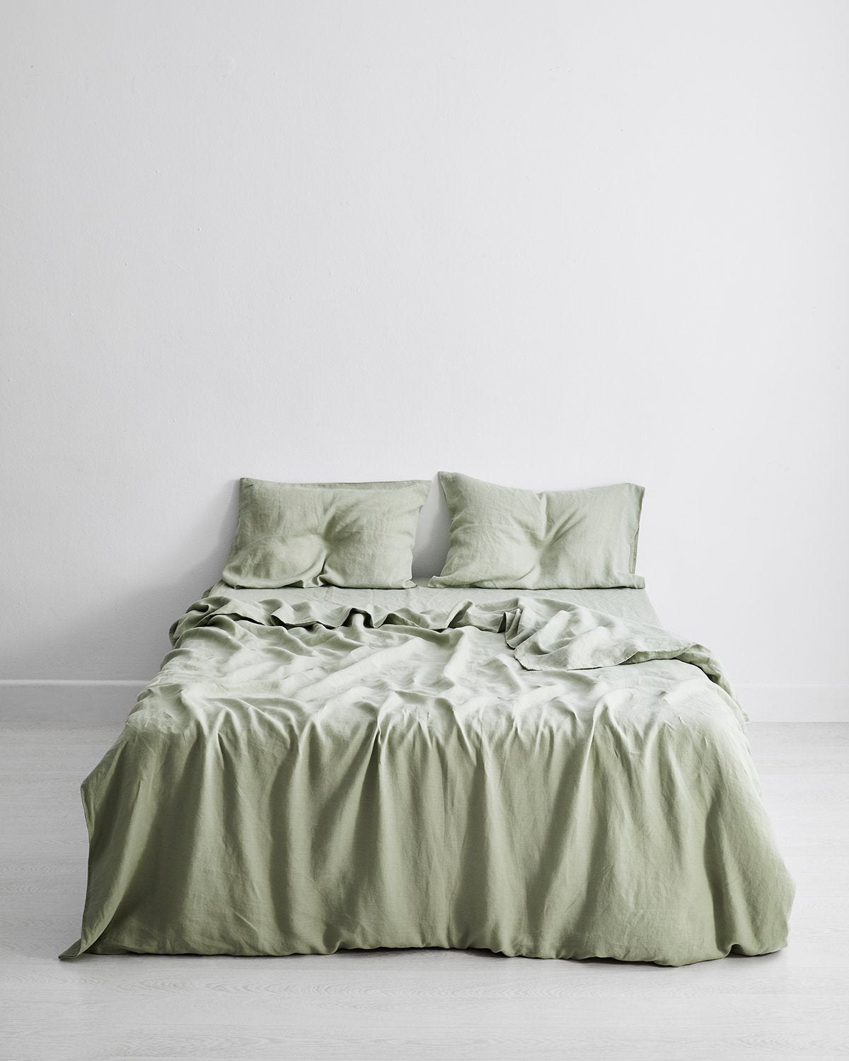 Sage 100% Flax Linen Pillowcases (Set of Two)