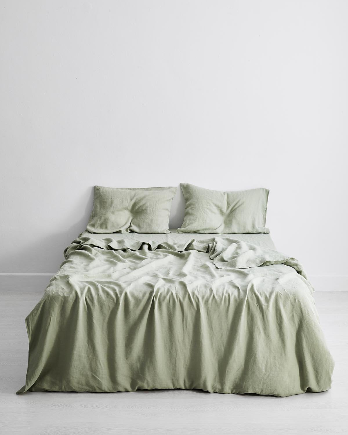 Sage 100% Flax Linen Bedding Set